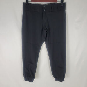 Easton Pants Mens Small Black Athletic Jogger Stretch Waist Activewear W29 x L21